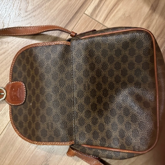 Celine brown macadam coated bag - Picture 3 of 9